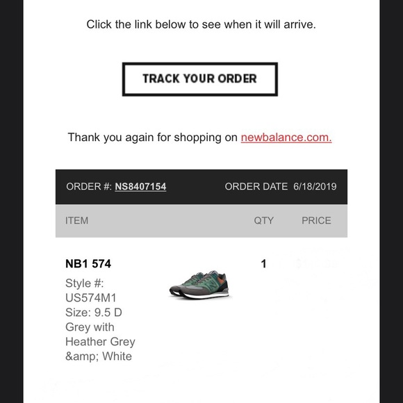 new balance track your order